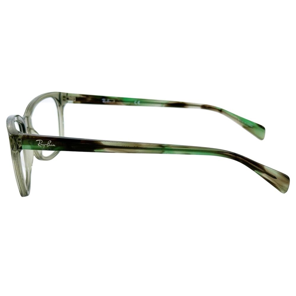 Ray Ban RB5362 Womens Plastic Eyeglass Frame 8178 Transparent Green 52-17 - Picture 4 of 5